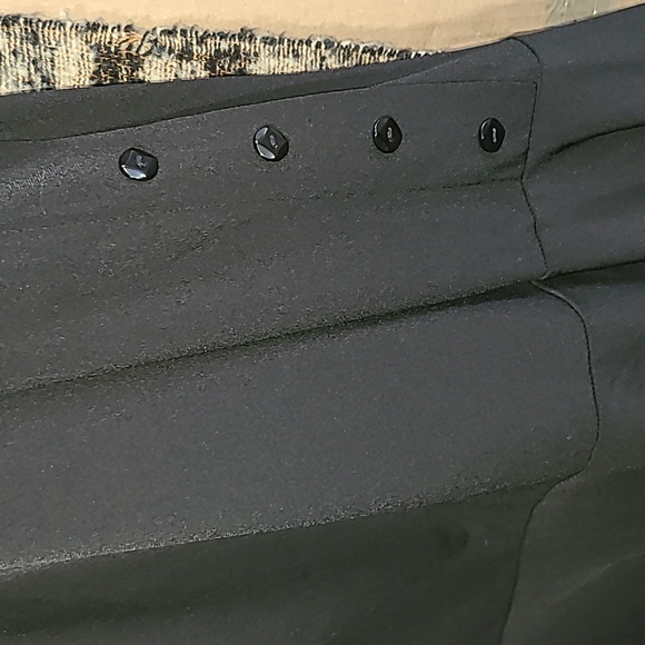 Black maxi skirt great condition elastic waistband sz 2x Simonton says - Picture 2 of 3